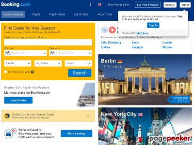 BOOKING.COM: 1,735,957 HOTELS WORLDWIDE. 148+ MILLION HOTEL REVIEWS.