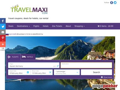 CHEAP HOTELS & FLIGHTS - TRAVELMAXI.COM